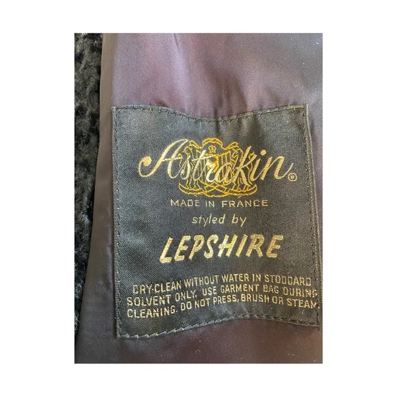 Vintage Astrakin Styled by Lepshire Paris Woman’s Persian Lamb w/Mink Co… - Picture 3 of 6